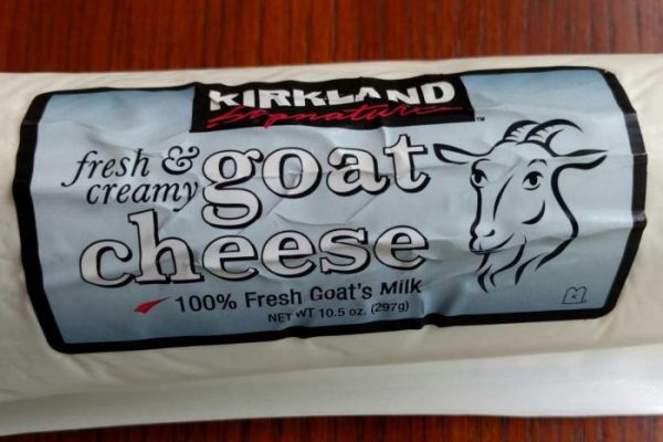 Goat cheese nutrition label