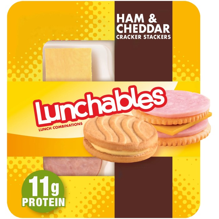 Ham and cheese lunchable nutrition facts