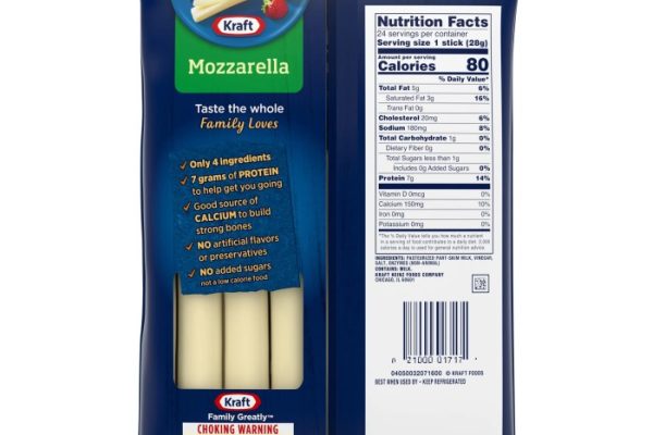 String cheese smoked mozzarella nutrition