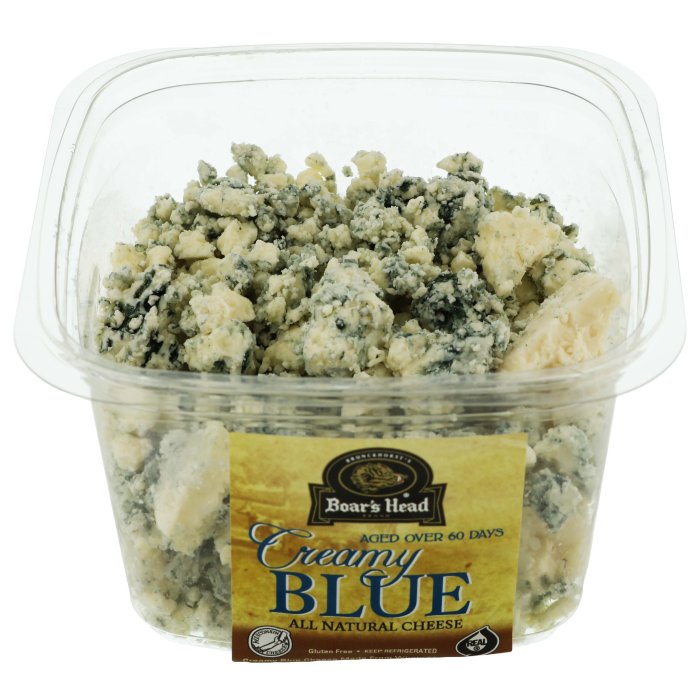 Cheese blue crumbled crumble crumbles soft background white