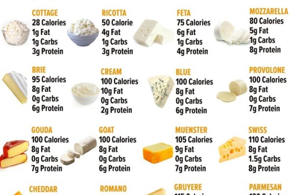 Slice of cheese nutrition