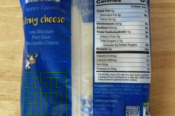 Aldi string cheese nutrition