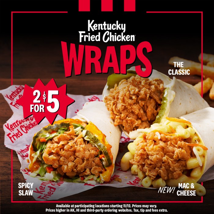 Kfc mac and cheese wrap nutrition