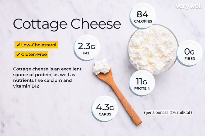 Cottage cheese fat free nutrition information