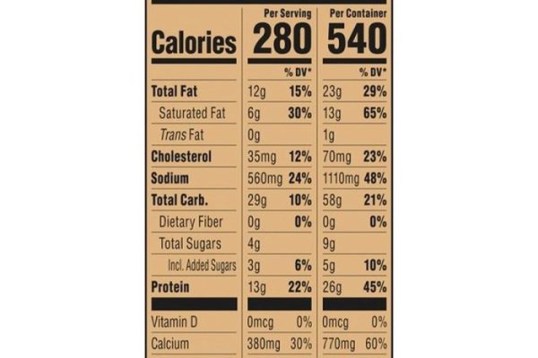 Digiorno pizza nutrition facts cheese