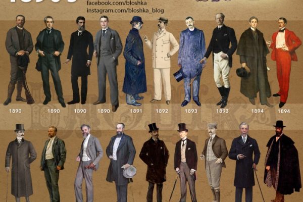 1820 men fashion