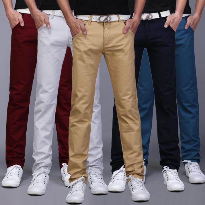 White pants mens fashion