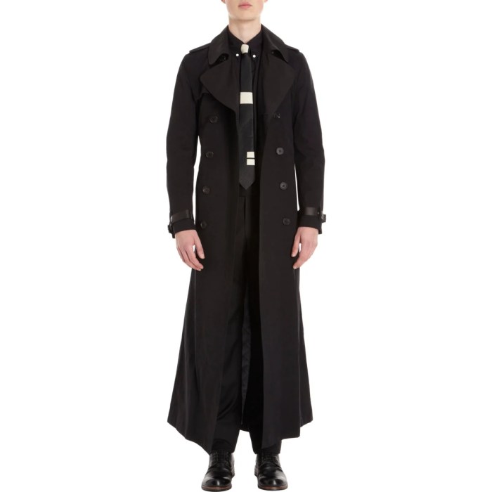 Long coat trench extra men mens coats black burberry outsiders band united kingdom