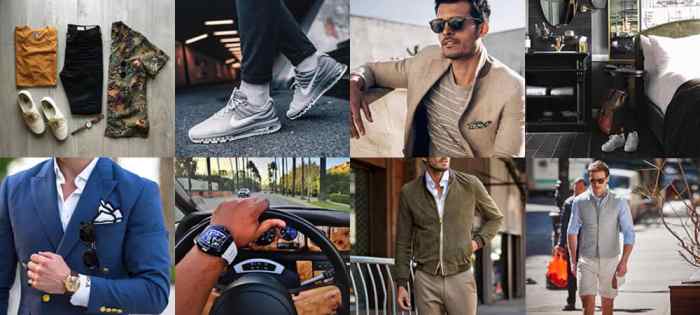 Instagram for men's fashion